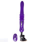 Monroe USB Rechargeable Silicone Thrusting  Portable Love Machine - Purple