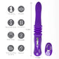 Monroe USB Rechargeable Silicone Thrusting  Portable Love Machine - Purple