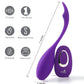 Syrene Remote Control Luxury USB Rechargeable  Bullet Vibrator - Purple