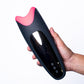 Piper USB Rechargeable Multi Function Masturbator With Suction - Black/pink