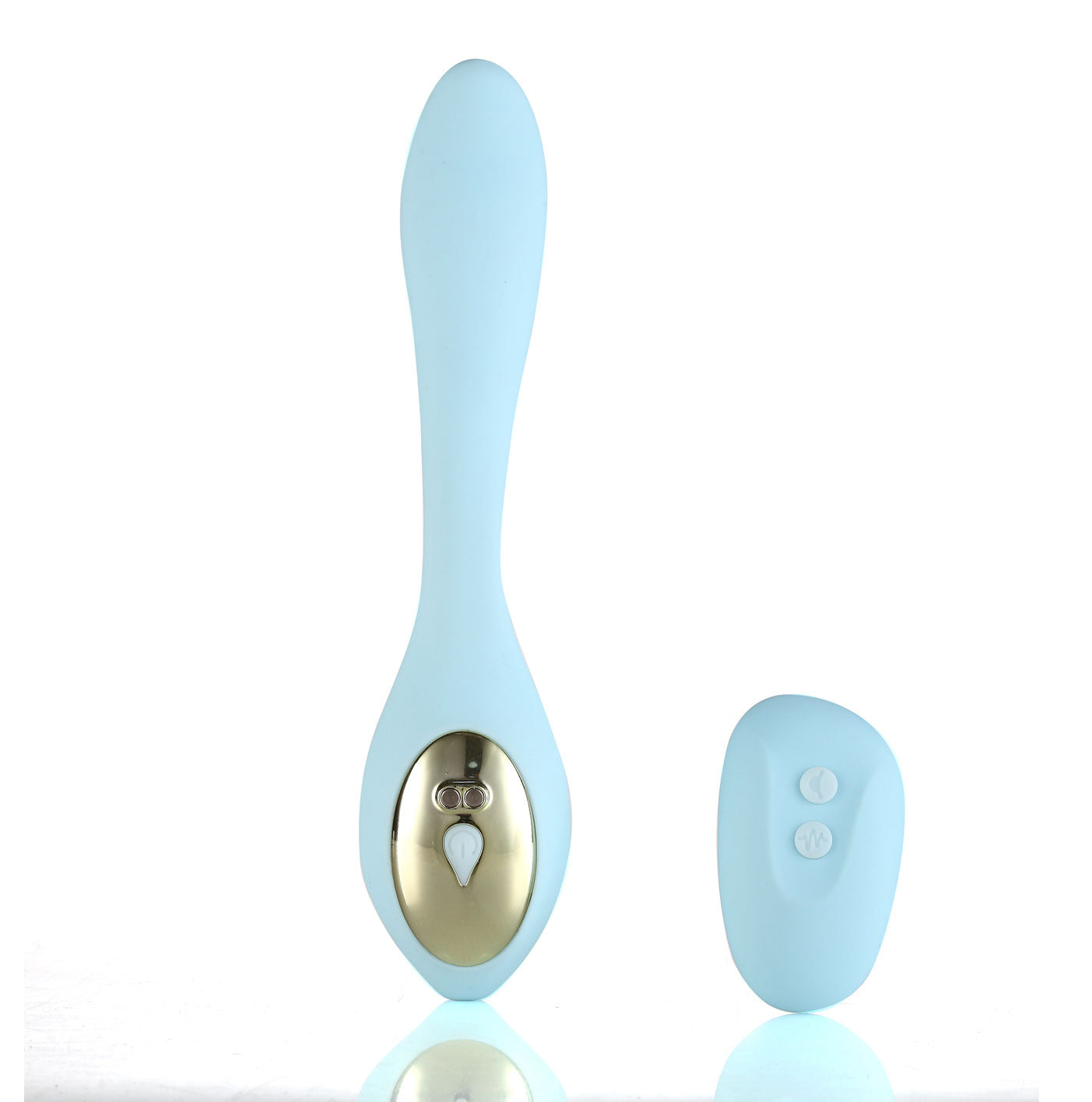 Harmonie Rechargeable Remote Silicone Bendable  Vibrator - Teal