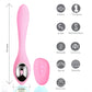 Harmonie Rechargeable Remote Silicone Bendable  Vibrator - Pink