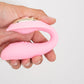 Harmonie Rechargeable Remote Silicone Bendable  Vibrator - Pink