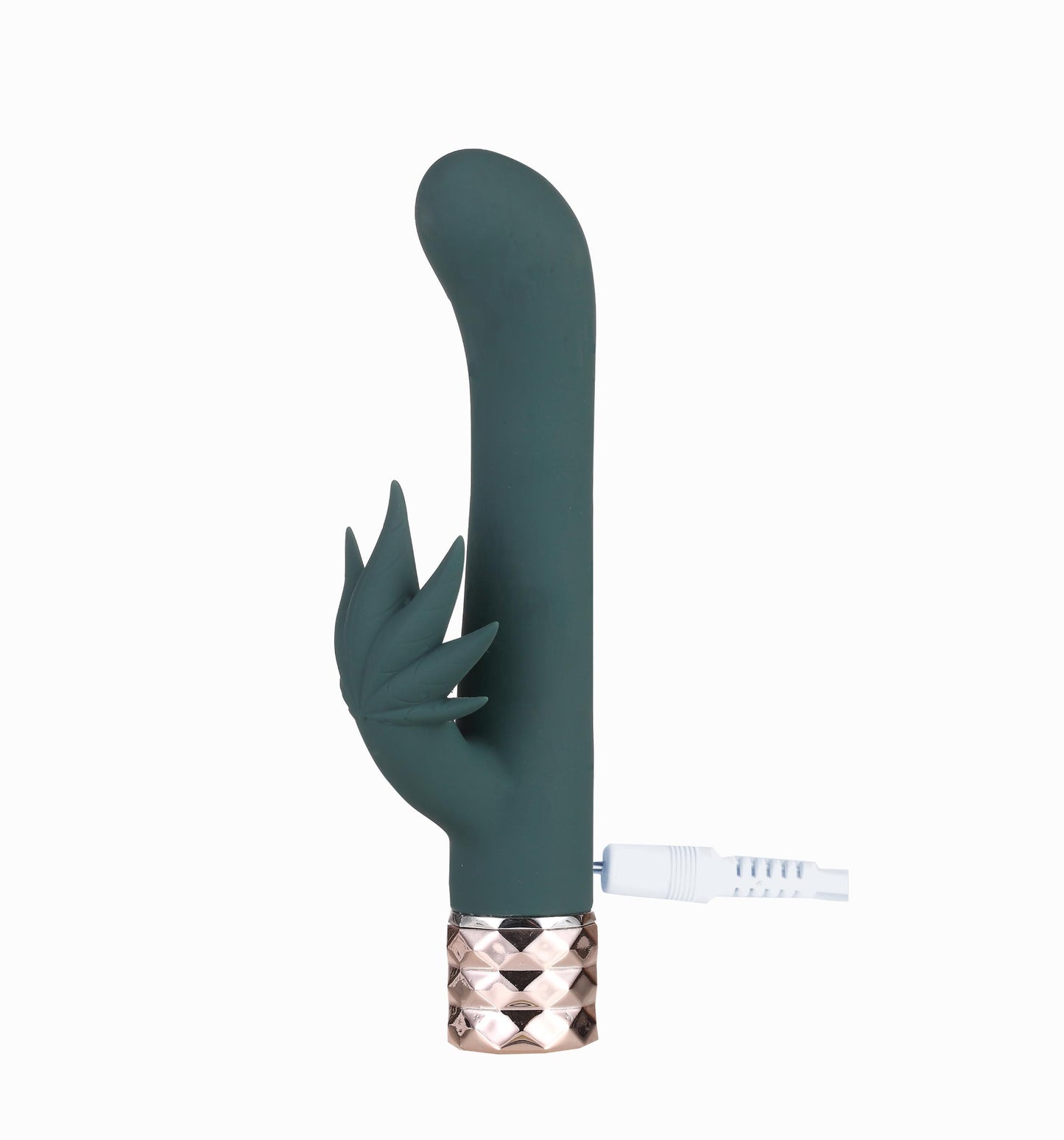 Kusha 420 Series Crystal Gems G-Spot Vibrator -  Green