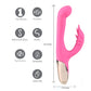 Maui 420 Series - Dual Motor G-Spot Pot Leaf - Rechargeable Vibrator - Pink