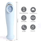 Destiny 15-Function Rechargeable Vibrating -  Suction Wand - Blue