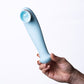 Destiny 15-Function Rechargeable Vibrating -  Suction Wand - Blue