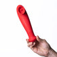 Destiny 15-Function Rechargeable Vibrating - Suction Wand - Cherry Red