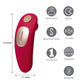 Remi 15-Function Rechargeable Remote Control   Suction Panty Vibe - Red