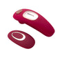 Remi 15-Function Rechargeable Remote Control   Suction Panty Vibe - Red