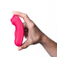 Remi 15-Function Rechargeable Remote Control   Suction Panty Vibe - Red