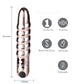 Lola 10 Function Vibrating Twisty Bullet - Rose Gold