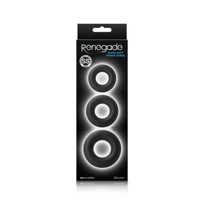 Renegade - Super Soft Power Rings - Black