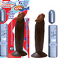 Afro American Whoppers 6 Inch Vibrating Dong With  Bullet - Brown