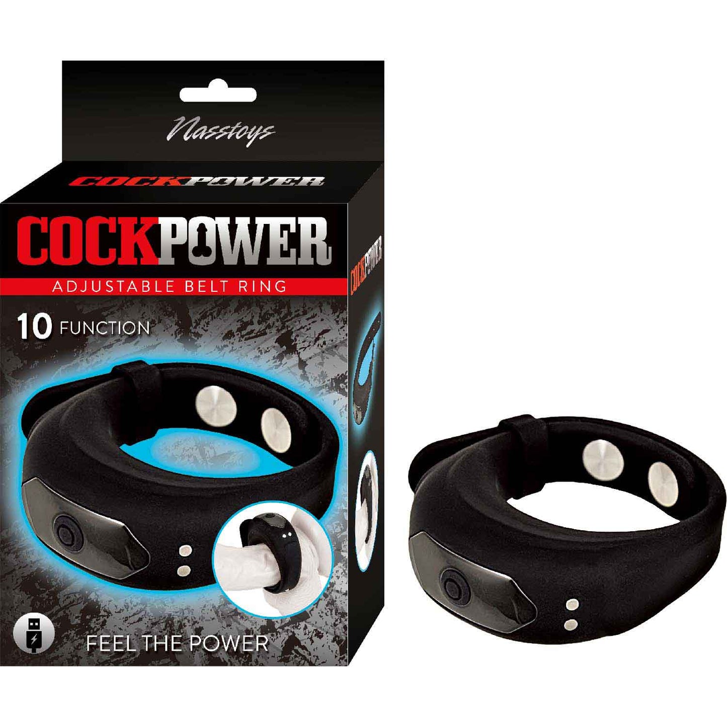 Cockpower Adjustable Belt Ring - Black