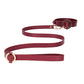 Ouch Halo - Collar With Leash - Burgundy