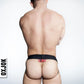 Fisterjock 3d Fist Tagger Jock Black/red Large