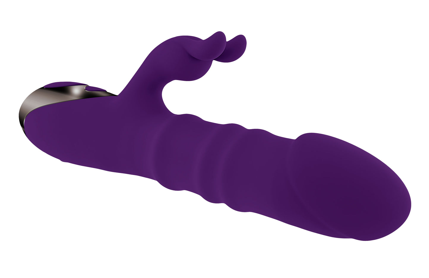 Playboy Pleasure - Hop to It - Rabbit Vibrator - Dark Purple