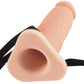 Fantasy X-Tensions 8-Inch Silicone Hollow  Extension - Flesh