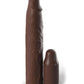 Fantasy X-Tensions Elite 9 Inch Sleeve With 3 Inch Plug - Brown