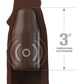 Fantasy X-Tensions Elite 9 Inch Sleeve Vibrating  3 Inch Plug With Remote - Brown