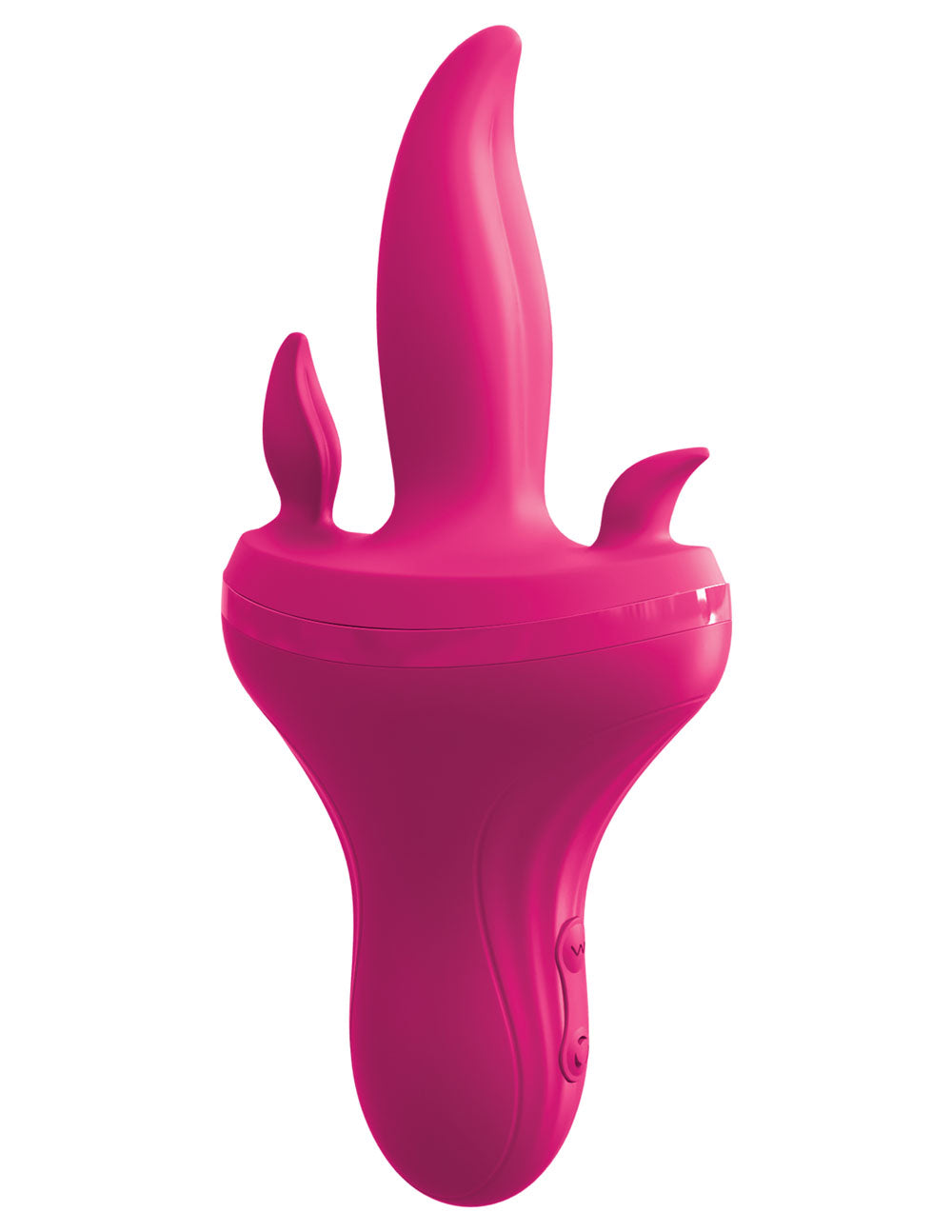 Threesome Holey Trinity Triple Tongue Vibrator -  Pink