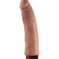 King Cock 7 Inch Vibrating Cock - Tan