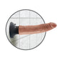 King Cock 7 Inch Vibrating Cock - Tan