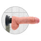 King Cock 8-Inch Vibrating Cock With Balls - Flesh