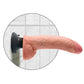 King Cock 9-Inch Vibrating Cock With Balls - Flesh