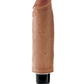 King Cock 6 Inch Vibrating Stiffy - Tan