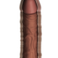 7.5 Inch Thrusting Cock With Balls - Brown