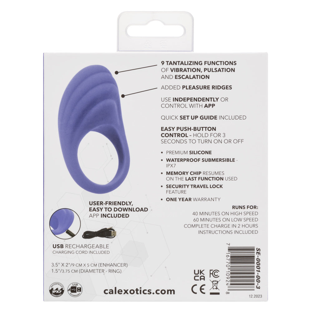 Calexotics Connect Couples Ring - Periwinkle