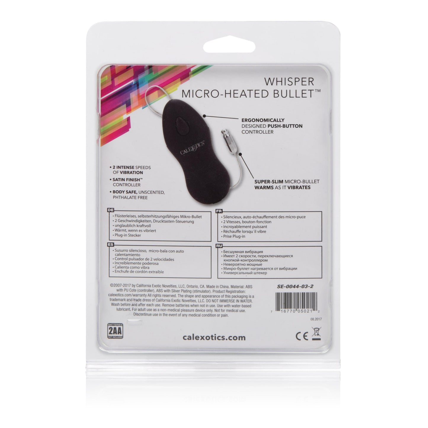 Whisper Micro Heated Bullet - Black