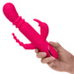 Jack Rabbit Signature Heated Silicone Triple  Fantasy Rabbit - Pink