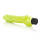 Glow-in-the-Dark Jelly Penis Vibe 7 Inches - Green