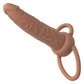 Performance Maxx Rechargeable Dual Penetrator -  Brown