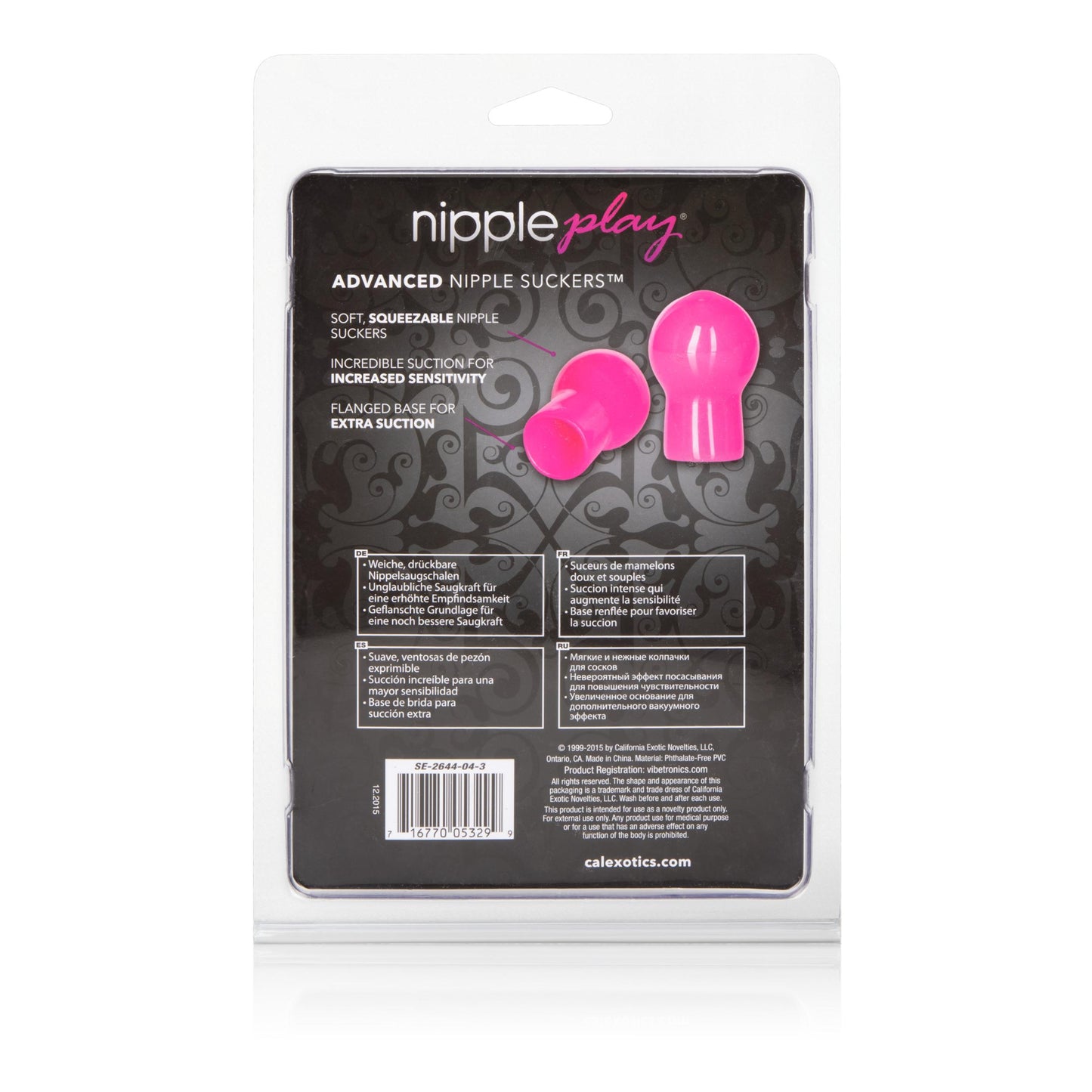 Nipple Play Advanced Nipple Suckers - Pink