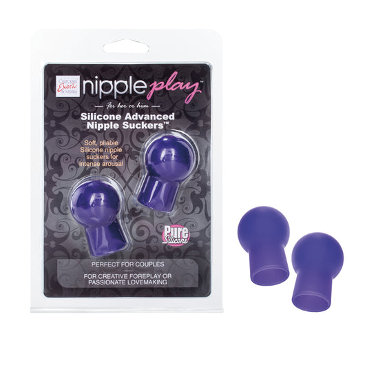 Nipple Play Silicone Advanced Nipple Suckers -  Purple