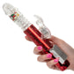 Naughty Bits Cumball Machine Thrusting Jack  Rabbit Vibrator - Red