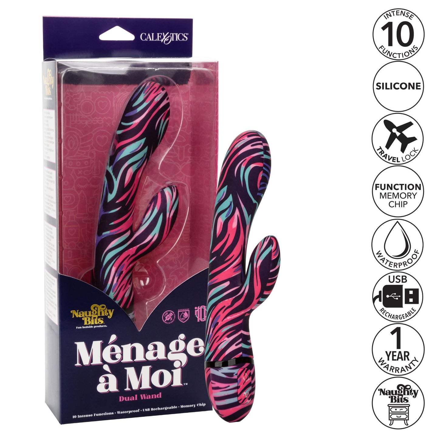 Naughty Bits Menage a Moi Dual Wand