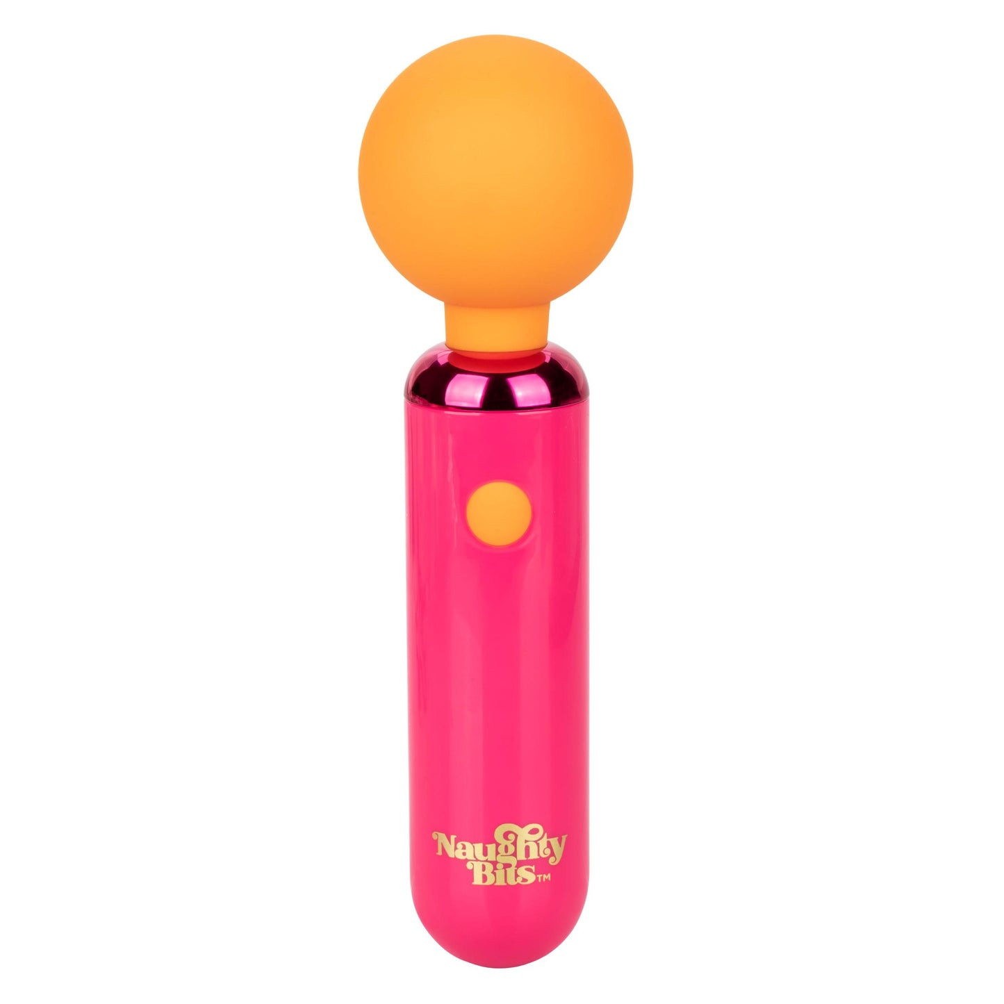 Naughty Bits Home Cumming Queen Vibrating Wand -  Orange/pink