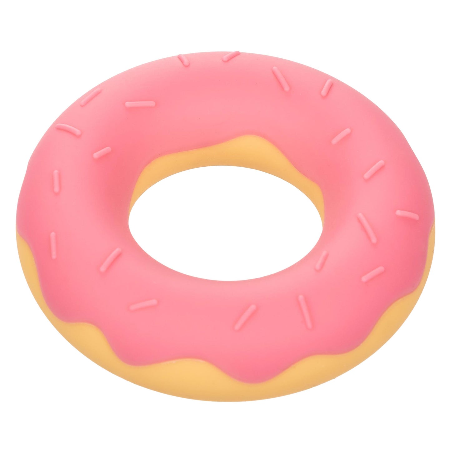 Naughty Bits Dickin’ Donuts Silicone Donut Cock  Ring - Pink