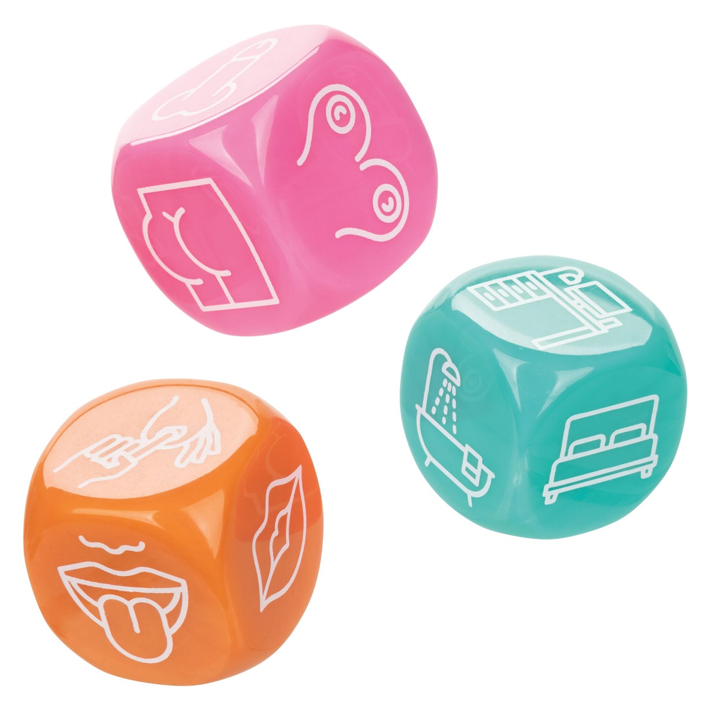 Naughty Bits Roll With It Icon - Based Sex Dice  Game