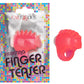 Foil Pack Vibrating Finger Teaser - Pink