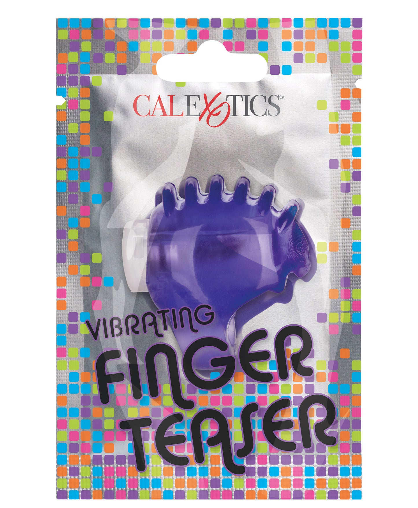 Foil Pack Vibrating Finger Teaser - Purple