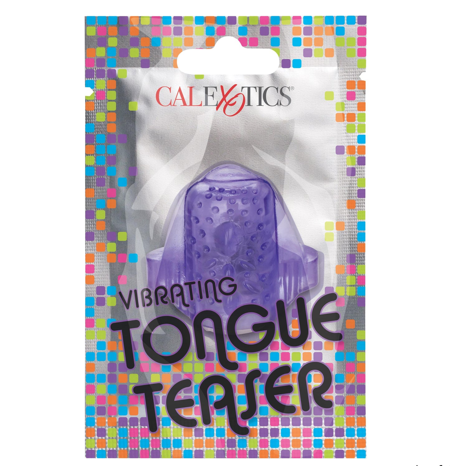 Foil Pack Vibrating Tongue Teaser - Purple