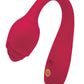 Rosegasm Long Stem Flexi G-Spot Vibe Rose - Red