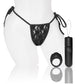 Screaming O 4t - Vibrating Panty Set With Remote  Control Ring - Black