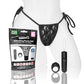 Screaming O 4t - Vibrating Panty Set With Remote  Control Ring - Black